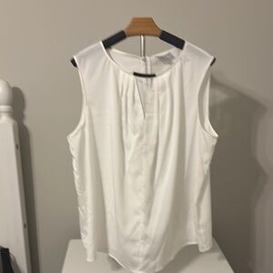 White Sleeveless Top